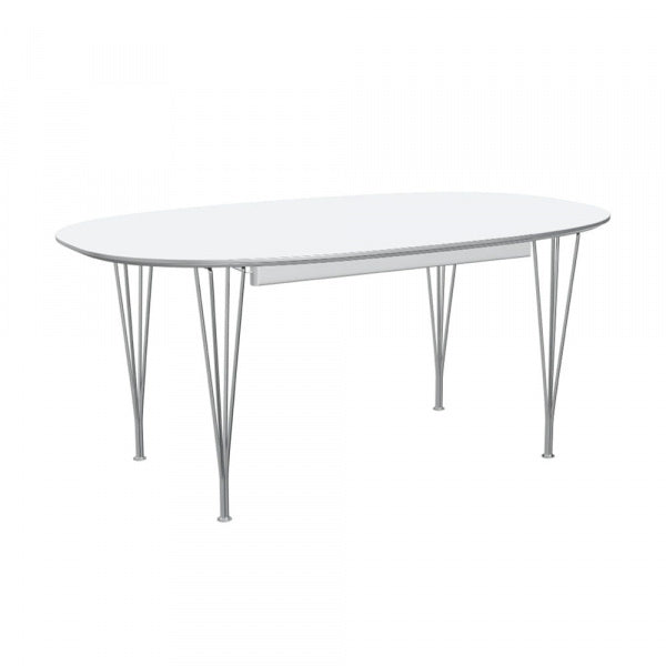 Super Oval Extendable Table B620 W170/270 x D100cm White