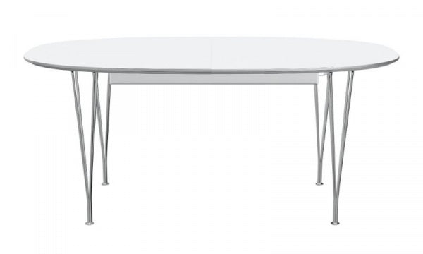Super Oval Extendable Table B620 W170/270 x D100cm White