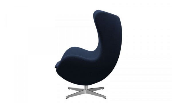 EGG Chair 3316, Christianshavn 1155, dark blue with satin legs