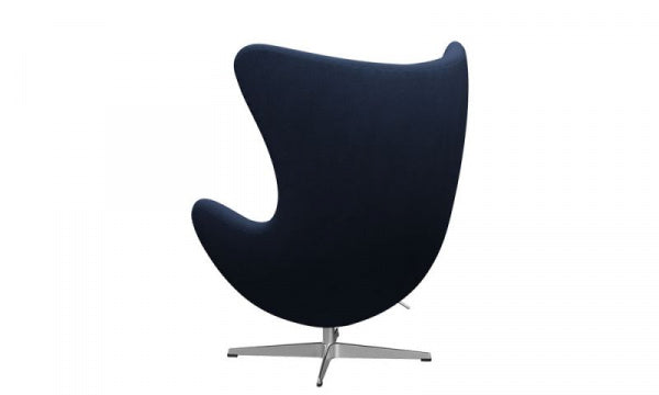 EGG Chair 3316, Christianshavn 1155, dark blue with satin legs