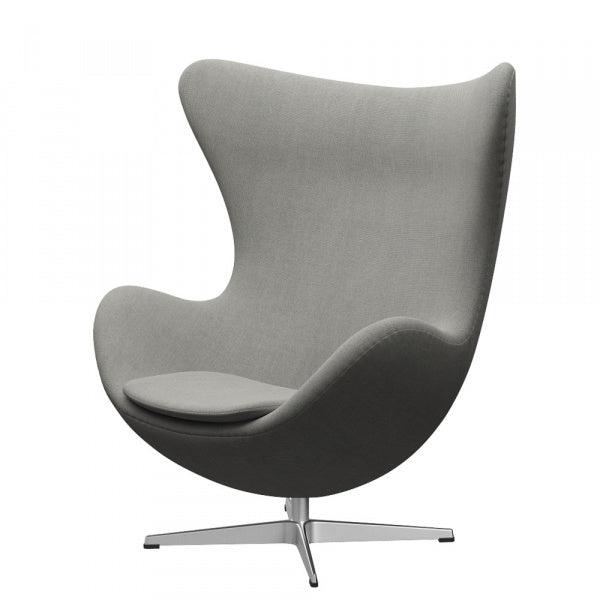 EGG Chair 3316 Sunniva153 Sand with Light Gray Satin Legs