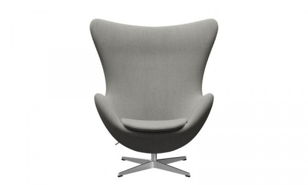EGG Chair 3316 Sunniva153 Sand with Light Gray Satin Legs
