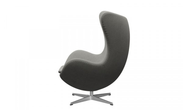 EGG Chair 3316 Sunniva153 Sand with Light Gray Satin Legs