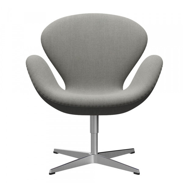 SWAN Swan Chair 3320 Sunniva153 Sand/Light Gray Satin Legs