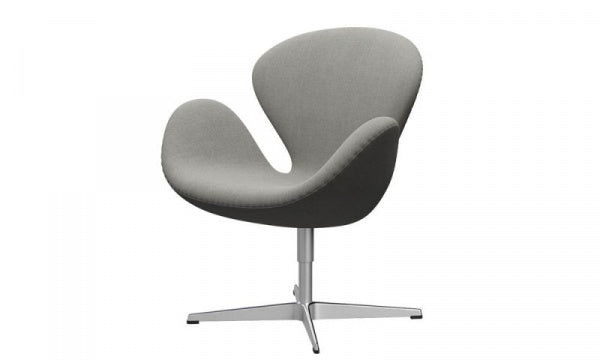 SWAN Swan Chair 3320 Sunniva153 Sand/Light Gray Satin Legs