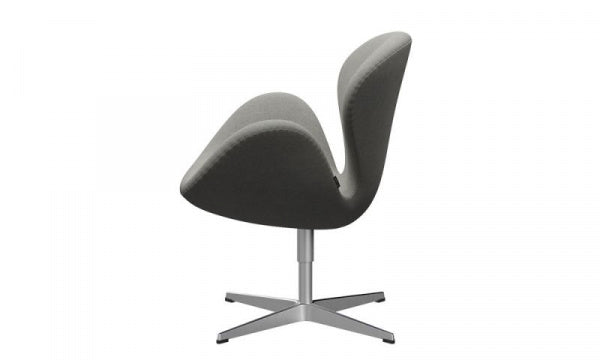 SWAN Swan Chair 3320 Sunniva153 Sand/Light Gray Satin Legs
