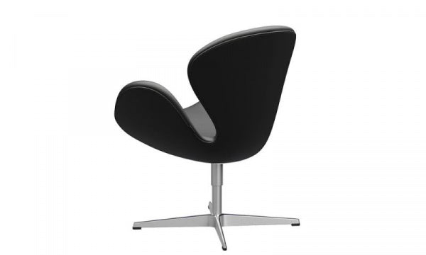 SWAN Swan Chair 3320 Essential Leather with Black Satin Legs