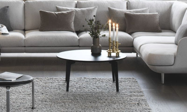 JOIN Joint Table FH41 φ80×H37cm Black Oak