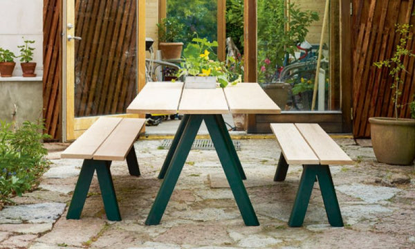 Overlap Bench 200cm Hunter Green