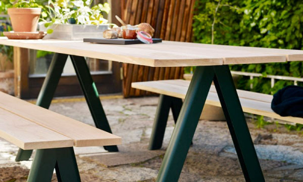 Overlap Bench 200cm Hunter Green