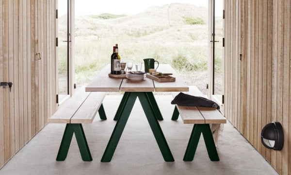 Overlap Bench 200cm Hunter Green