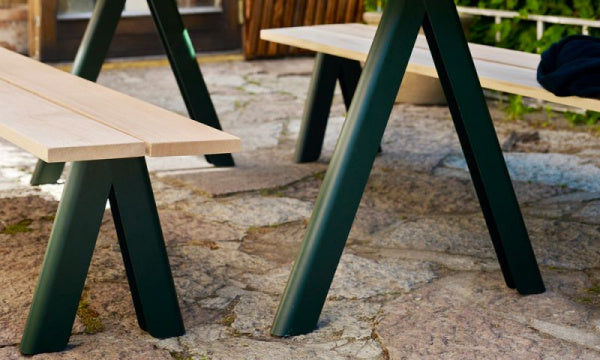 Overlap Bench 200cm Hunter Green