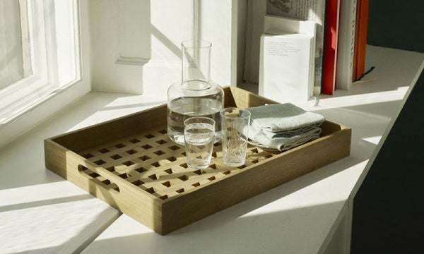 Fionia tray 52 x 36 cm teak