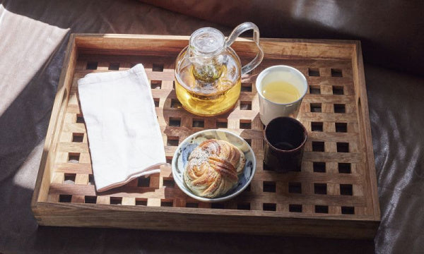 Fionia tray 52 x 36 cm teak