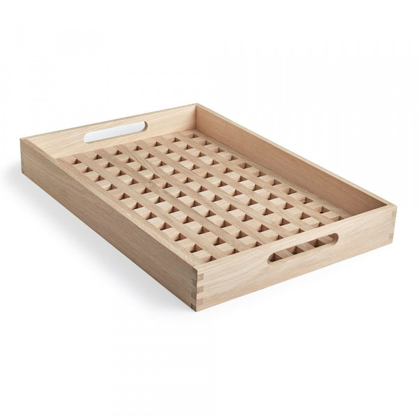 Fionia tray 52x36cm oak