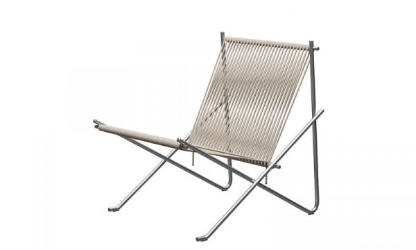 PK4 ST Hemp Rope Natural Seat Cushion with Canvas and Satin Finish