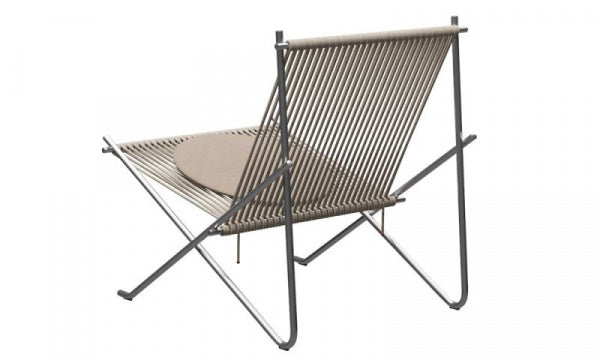PK4 ST Hemp Rope Natural Seat Cushion with Canvas and Satin Finish