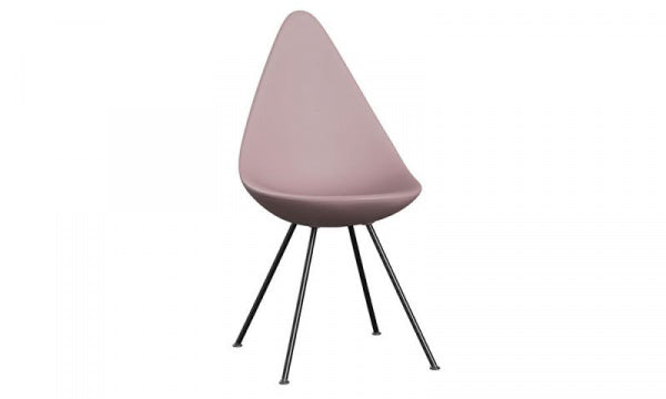 DROP Drop Chair SH43cm Pale Rose Legs