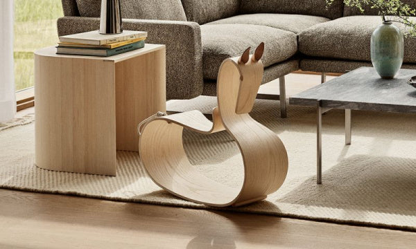 ROCKING HORSE Natural Wood Ash