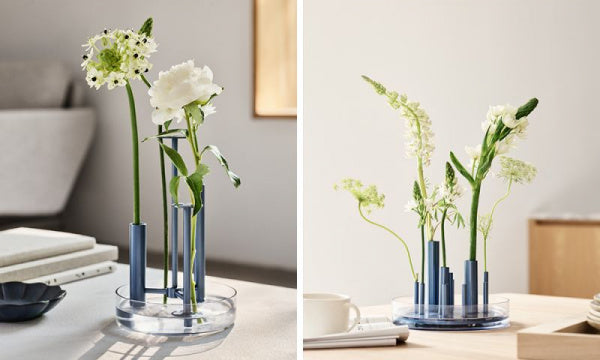 IKERU VASE High Dusk Blue