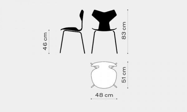 GRAND PRIX Chair, Fully Upholstered, Pure Leather Green with Chrome Legs