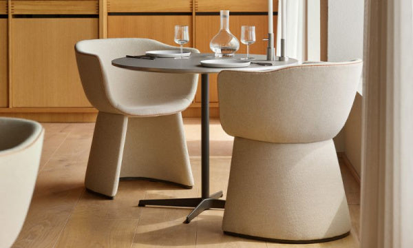 MONOLIT Dining Chair CM221 Designer Selection Leather Piping x HALLINGDAL200
