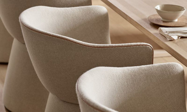 MONOLIT Dining Chair CM221 Designer Selection Leather Piping x HALLINGDAL200