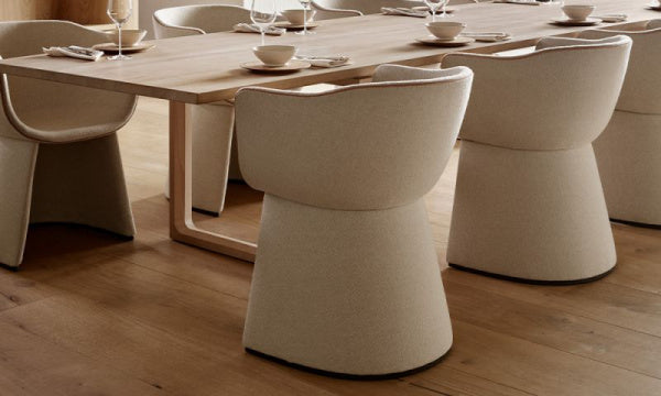 MONOLIT Dining Chair CM221 Designer Selection Leather Piping x HALLINGDAL200