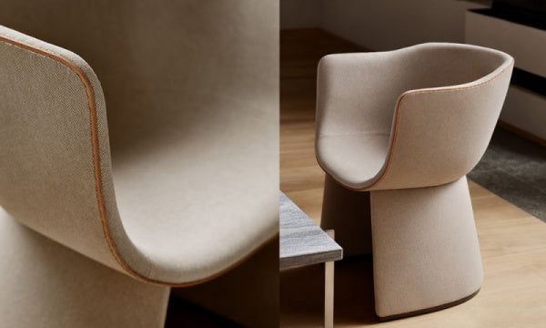 MONOLIT Lounge Chair CM231 Designer Selection Leather Piping x QUAY466590-0351
