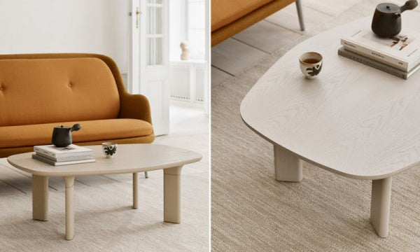 ANALOG Coffee Table JH63A, Colored Ash, Light Beige