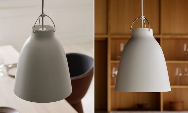 CARAVAGGIO MATT Pendant Light P2 Warm Gray
