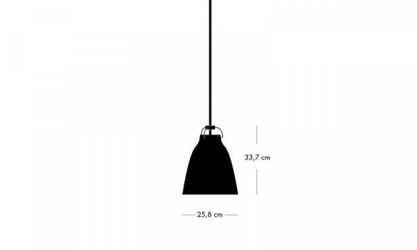 CARAVAGGIO MATT Pendant Light P2 Warm Gray