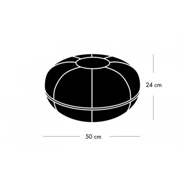 POUF SMALL スチールグレー