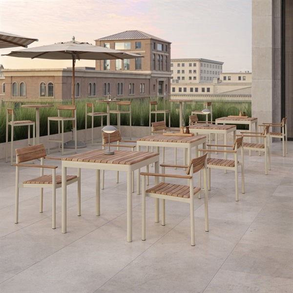 Peragas Table 75 Light Ivory