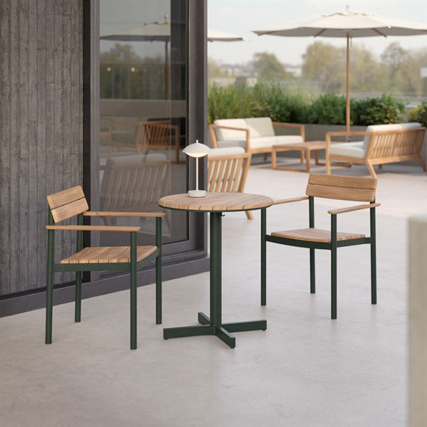 Peragas Cafe Table Hunter Green