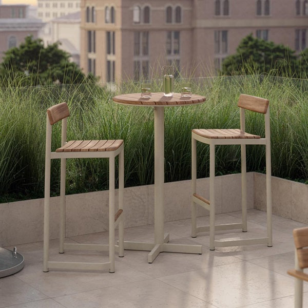 Peragus High Table 105 Light Ivory