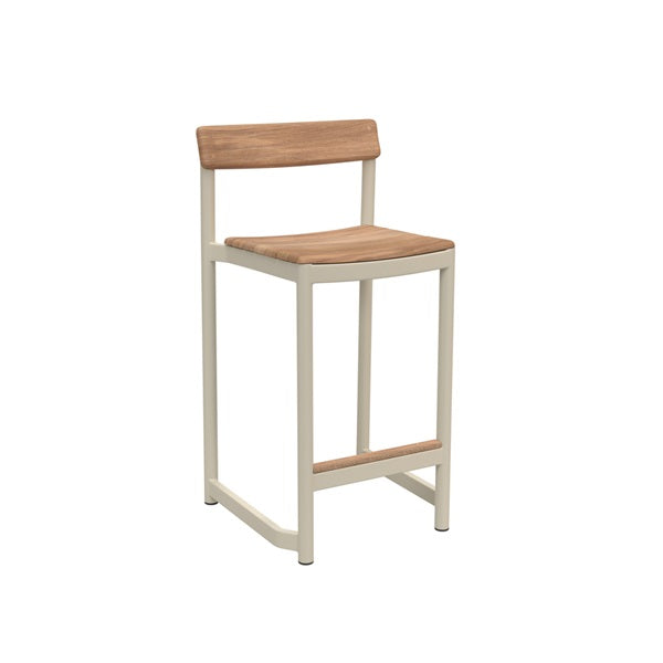 Peragus Counter Stool, Light Ivory