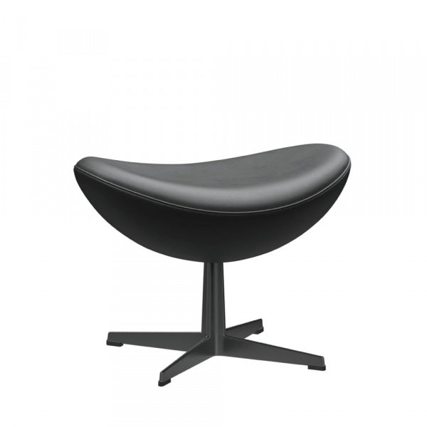 EGG Chair Footstool 3127 Essential Leather with Black Legs