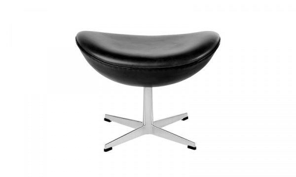 EGG Chair Footstool 3127 Essential Leather with Black Legs