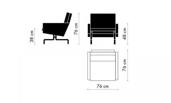 PK31 1-seater sofa, category 4