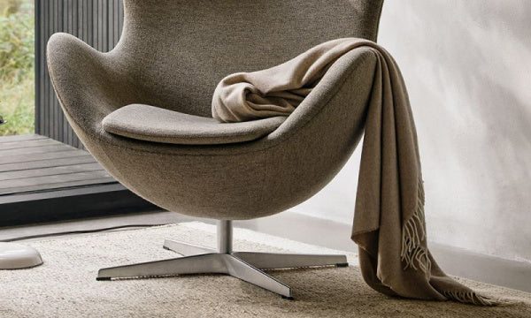 THROW CASHMERE Natural Brown