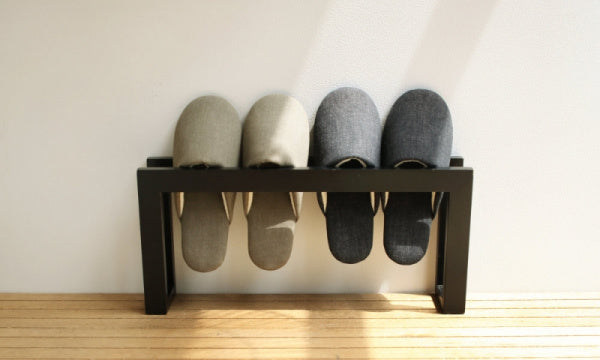 Denim slippers