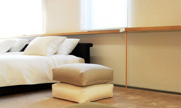 Linen cushion chair square 50cm
