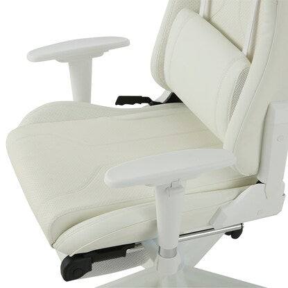 Gaming chair (GM709 with footrest WH/WH)