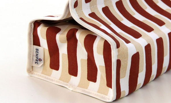 Tissue Case Cover SIENA Brick Sand Shadow