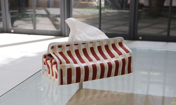 Tissue Case Cover SIENA Brick Sand Shadow