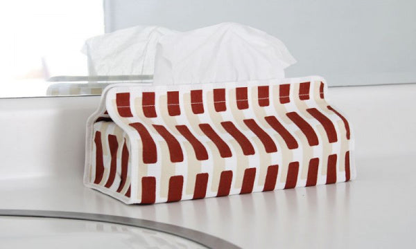 Tissue Case Cover SIENA Brick Sand Shadow