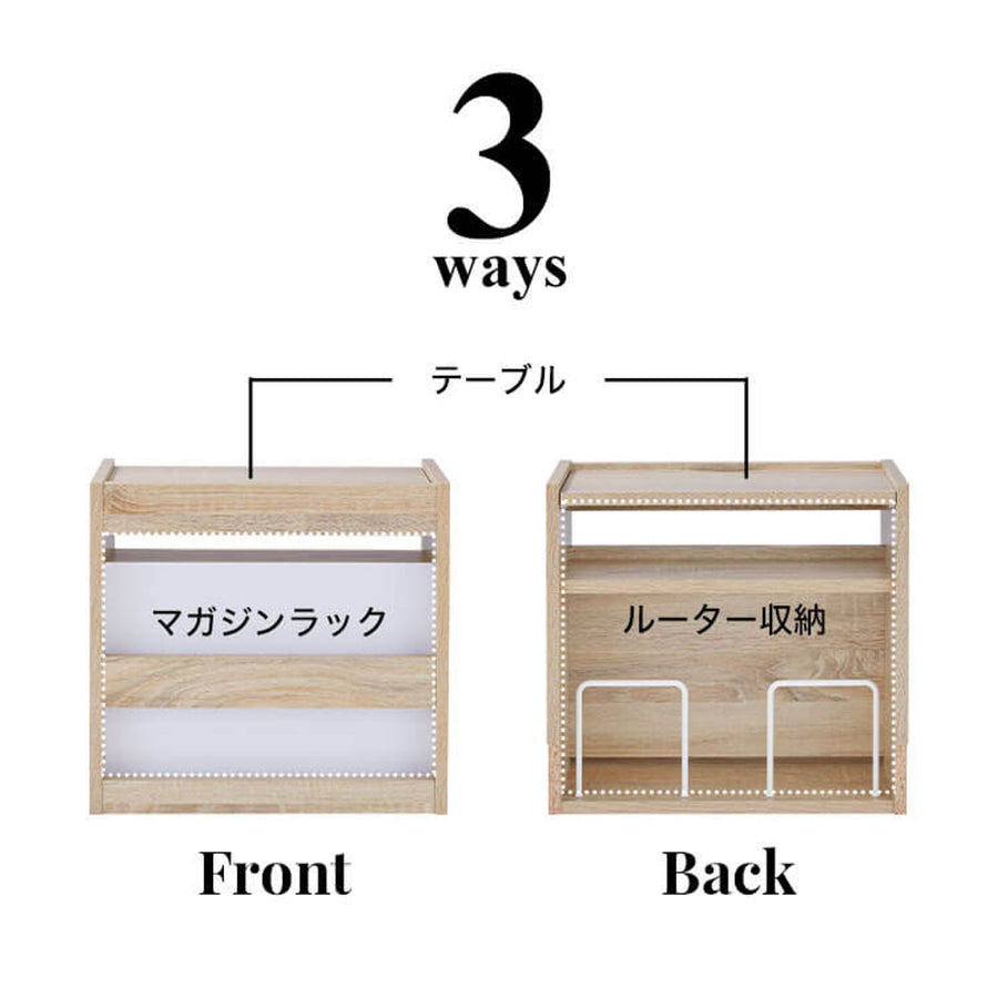 Router storage side table