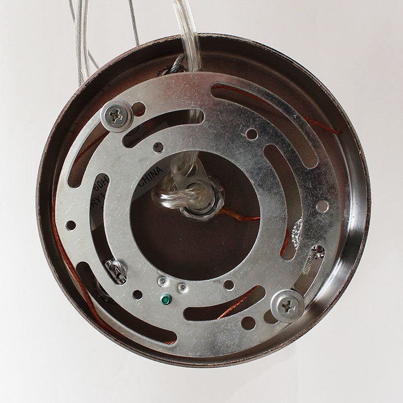 Luxury 4-light glass chandelier