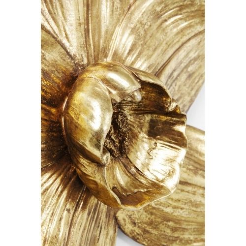 69283 Wall Decoration Orchid Gold 44cm